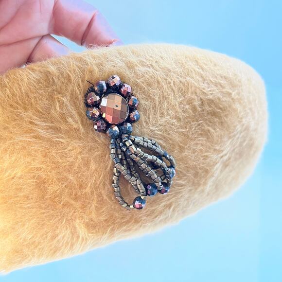 Vintage Jacques Heim Paris Fur Felt Hat Midcentury Mod 1960 Jackie O Retro Jewel - Picture 8 of 13